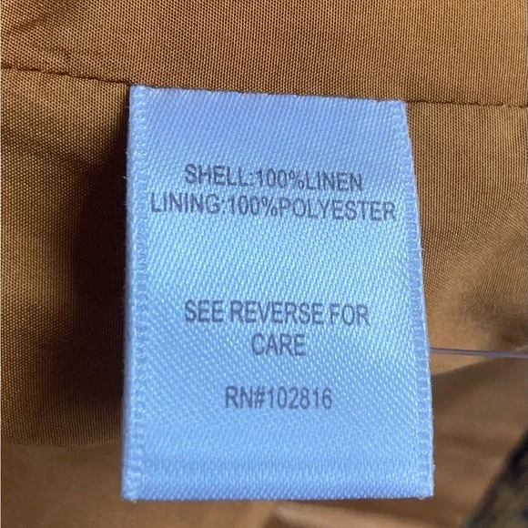 Garnet Hill Waxed Linen Raincoat 6 - Picture 7 of 8